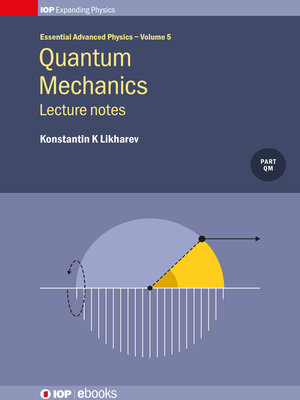 cover image of Quantum Mechanics: Lecture notes
